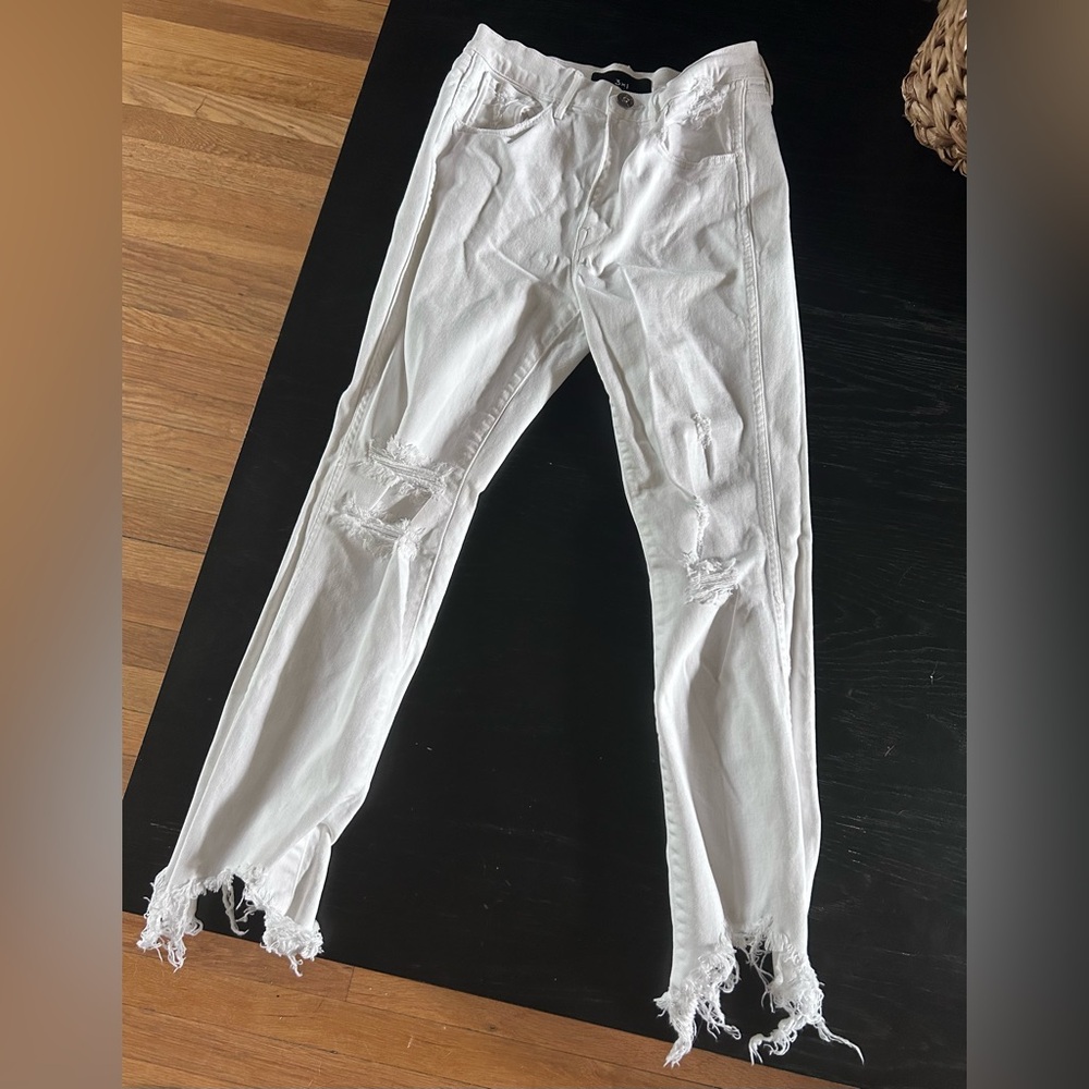 3x1 NYC white jeans